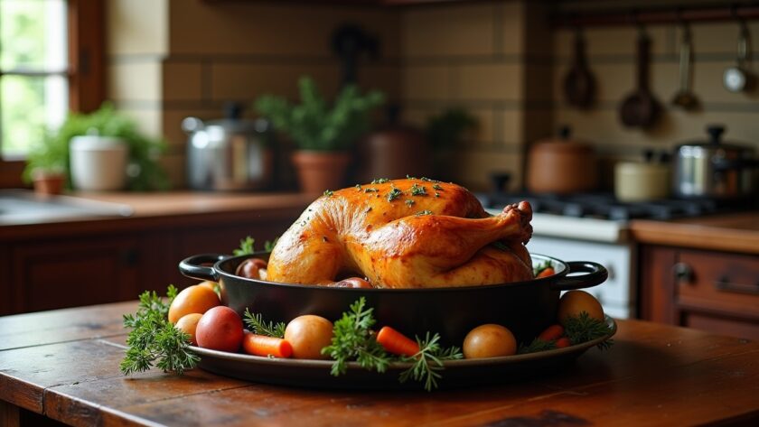 Chapon en cocotte sans four : le guide ultime pour une cuisson simple et savoureuse