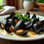 Délicieuses moules à la crème au vin blanc : une recette simple et express