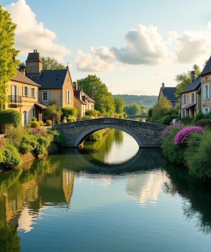 À la découverte de la Petite Venise Verte du Puy-de-Dôme : un village charmant aux canaux enchanteurs