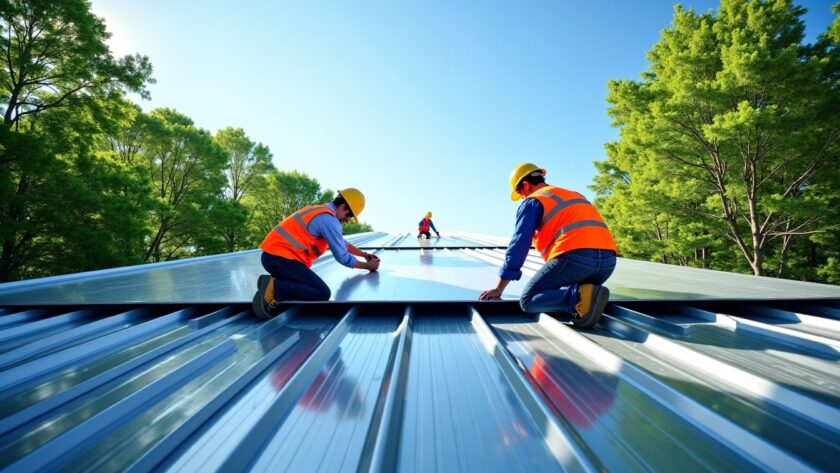 Toit plat en bac acier : schéma explicatif, plan détaillé et conseils pratiques pour une pose réussie