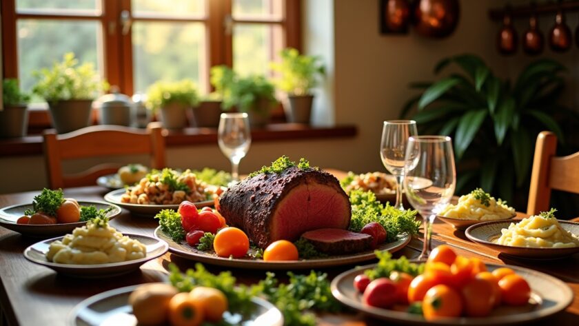 Délices d'accompagnement pour rôti de bœuf : recettes faciles et gourmandes