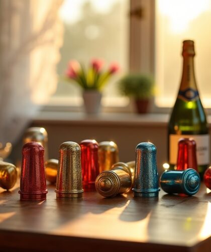 Capsules de champagne : le guide essentiel pour bien commencer votre collection