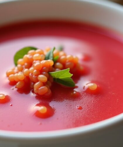 Soupe Champagne-Framboise : La Recette Simple et Élégante pour vos Fêtes