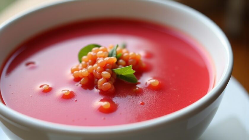 Soupe Champagne-Framboise : La Recette Simple et Élégante pour vos Fêtes