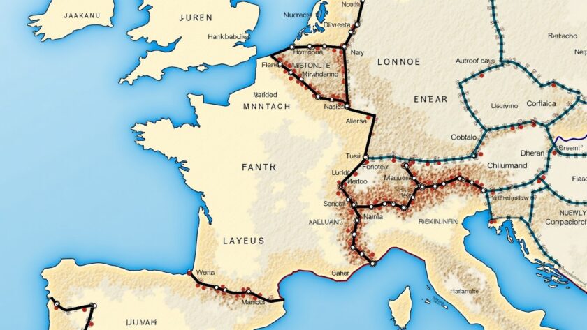 Carte 2024 des autoroutes françaises : exploration du réseau et des axes majeurs