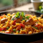 Fideuà au poulet : une recette maison simple et rapide à savourer